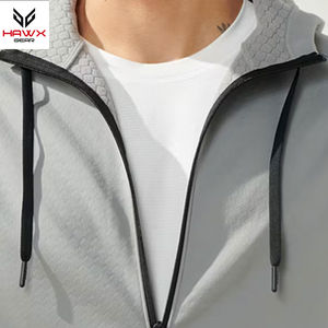 Sweats à capuche à fermeture éclair personnalisés de haute qualité pour hommes Dernière conception de remise en forme Fabriqué au Pakistan Motif solide pour l'hiver - Product Image 6