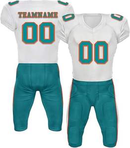 ชุดเสื้อทีมฟุตบอลอเมริกันสำหรับทีมสโมสรชุดเสื้อและกางเกงพิมพ์ลายแบบกำหนดเอง - Product Image 1