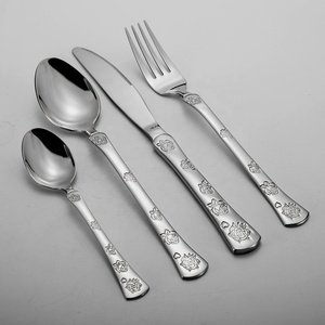 Ensemble d'ustensiles miniatures en acier inoxydable avec logo personnalisé, design moderne, couverts de luxe - Product Image 2