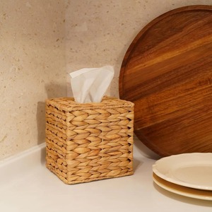 Boîte à mouchoirs en jacinthe d'eau, boîte de rangement faite à la main, écologique, naturelle, décoration intérieure et extérieure, vente en gros du Vietnam - Product Image 3
