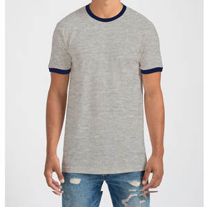 Tultex 246/unisexe Fine Jersey Ringer Tee mode coton mélangé T-Shirt doux léger et personnalisable t-shirt pour hommes - Product Image 1