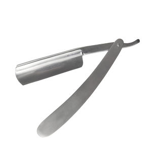 Mango de plástico de alta calidad, hoja de acero inoxidable, afilada, desechable, corte recto, salón de afeitar, maquinilla de afeitar - Product Image 4