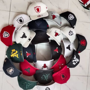 หมวกเบสบอลมีขอบโค้งแบบยก3D แผง6แผง5กำหนดเองโลโก้ปัก - Product Image 2