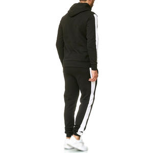 Survêtement deux pièces pour homme sur mesure, fabrication de survêtement en coton bon marché, jogging pour homme, vêtements de sport, survêtements - Product Image 3