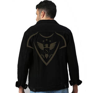 Chaqueta de Mezclilla con Capucha para Hombre, Estilo Urbano, Alta Calidad, Nueva Colección 2023, Cuello Alto, Revestimiento Impermeable, Secado Rápido - Product Image 2