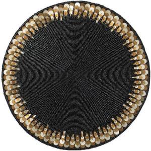 Perles de rocaille faites à la main broderie conception personnalisée en gros sous-verre perlé de luxe pour une utilisation tasse de table et tasses de l'Inde - Product Image 3