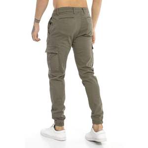 Pantalones cargo de pierna recta holgados con múltiples bolsillos informales para hombre, pantalones para exteriores, pantalones de gimnasio hechos en Pakistán - Product Image 2