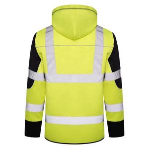 Veste en polyester thermique réfléchissante haute visibilité, prix bas, étiquette personnalisée professionnelle, expédition rapide, commandes de petites quantités - Product Image 2