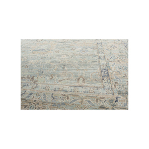 Erbe Blue Hand Knotted Wool Rugs Medallion Pattern 3D Rugs for Home Living Room Hallway Entryway-<b>Model</b> Ea-1527 - Product Image 3