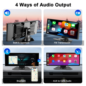 11.26" Portable Linux Car Screen Wireless CarPlay <strong>Android</strong> Auto Dash <strong>Cam</strong> with <strong>Reversing</strong> Aid Backup Camera 1 Year Warranty - Product Image 5