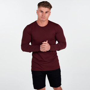T-shirts à col rond à manches longues personnalisés pour hommes de haute qualité 100% coton mélange de polyester sweats à capuche imprimés pour sport d'hiver - Product Image 6