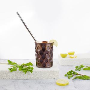 Vaso de cobre puro 100% hecho a mano indio, vaso de vino, vaso de Metal para beber a buen precio de la India - Product Image 6