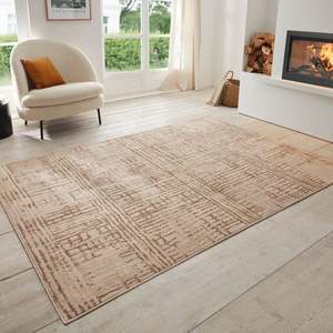 Alfombra Jacquard Geométrica Moderna de Pelo Corto Netline Home Terrain Designer - Product Image 5