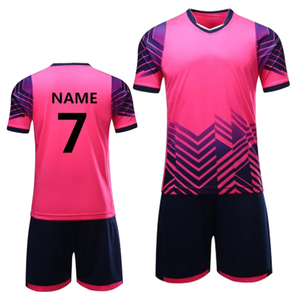Wholesale Unisex Customizable 200Gsm plus size Soccer Jersey Set <b>Shirt</b> Shorts Breathable Quick Dry 100% <b>Polyester</b> Summer Premium - Product Image 3