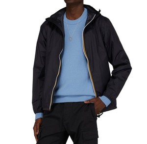 เสื้อแจ็คเก็ตกันลมแบบสปอร์ตสำหรับผู้ชาย ผลิตจากวัสดุรักษ์โลก เหมาะสำหรับฤดูใบไม้ผลิและฤดูร้อน มีซิป กันน้ำ มีฮู้ด ดีไซน์ทันสมัย - Product Image 4