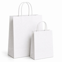 Sacs en papier kraft avec poignées en corde, logo personnalisé, sacs cadeaux en papier de luxe pour emballage de boutique