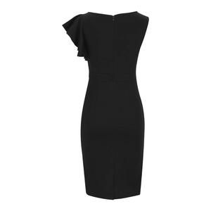 2025 New High Quality Short Sleeve Formal Women Elegant Office Ladies Bodycon Knee Length <b>Career</b> <b>Dresses</b> - Product Image 2