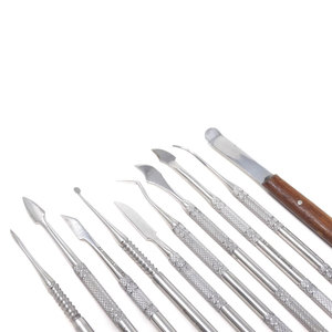 Instrumentos de Laboratorio Dental de Acero Inoxidable de Alta Calidad con Certificación CE, Juego de Herramientas para Tallar Cera, Manual, Reutilizable - Product Image 5