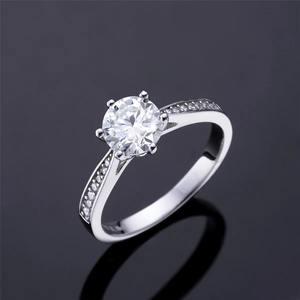 Wholesale 925 <b>Sterling</b> <b>Silver</b> Wedding Engagement <b>Rings</b> <b>Set</b> IGI Certified Moissanite Cut Pear High Quality Women's Anniversary - Product Image 2