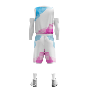 Conjunto de camiseta de baloncesto de alta calidad OEM y ODM, ropa deportiva transpirable para jóvenes y hombres, trajes de baloncesto de verano estampados, ¡Compre Ahora! - Product Image 2