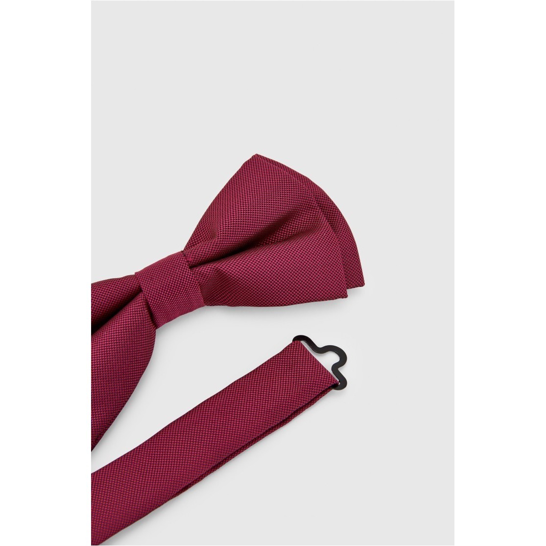 Premium Satin Bow Tie with Wool Lining, Adjustable Pre-Tied Formal Bowtie for Men, Elegant Business, Wedding & Party Accessory - View 2