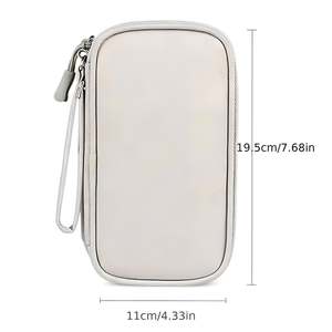 Valise de luxe légère pour bagage à main, avec poignée souple, roulettes pivotantes, fermeture éclair, durable, en PC, PU, aluminium et polyester - Product Image 6