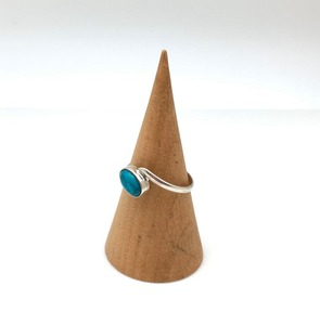 925 Sterling Silver Handmade Gemstone Turquoise Spinner Ring 925 Meilleure Qualité Cadeau De Mariage Designer Naturel Fine Jewelry Ring - Product Image 2