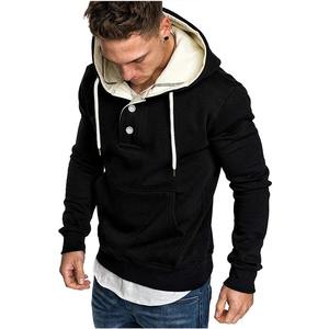 Sweats à capuche DTF personnalisés de conception OEM pour hommes Style de rue de haute qualité 100% coton tenue décontracté respirant pour l'hiver - Product Image 5
