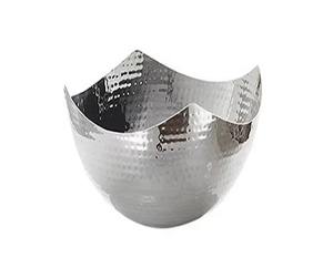 Elegant finish enhances the visual appeal of any dining setup beautiful serving metallic hammered <b>bowl</b> new arrival kitchenware - Product Image 6