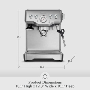 Machine à café automatique en acier inoxydable, programmable, pression 20 bars, moulin intégré, capacité 12 tasses, usage domestique, style français - Product Image 2