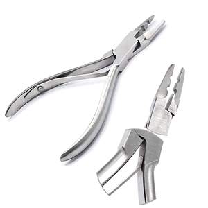 Différents styles pinces à personnaliser en acier inoxydable étiquette personnalisée durable pince à rallonge de cheveux de haute qualité - Product Image 3