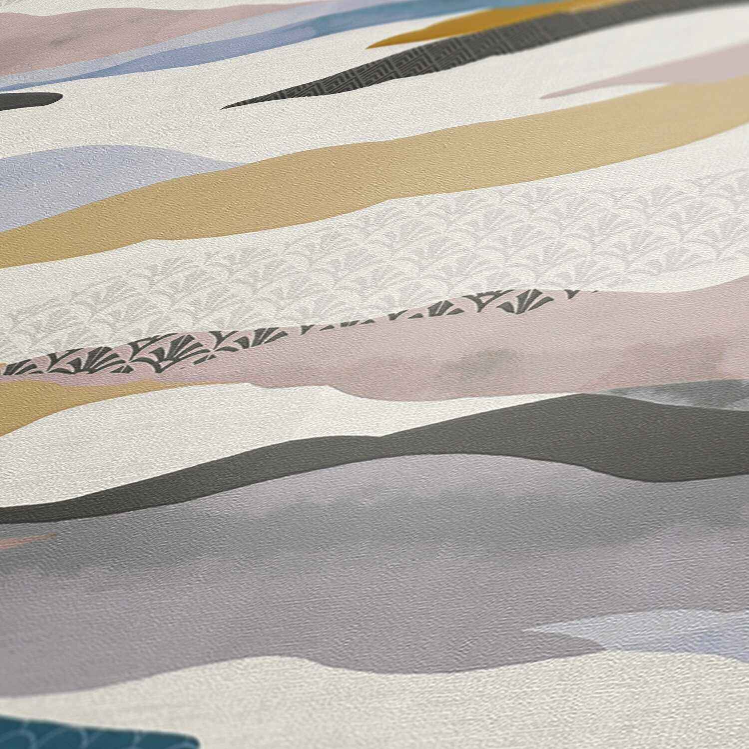 blue pink beige white