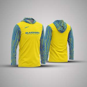 Maillot de pêche à manches longues unisexe sur mesure, UPF50, séchage rapide, antibactérien, grande taille, 220g, spandex/polyester, respirant - Product Image 2