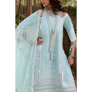 Traje de 3 Piezas para Mujer con Lentejuelas Bordadas y Dupatta de Chifón PM-62024 - Product Image 3