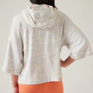 Ropa de calle, sudaderas con capucha de algodón, sudadera de lana de gran tamaño para mujer, sudadera holgada informal de manga larga de felpa sólida para mujer, Top - Product Image 4