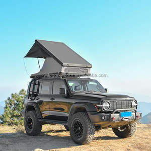 Tente de toit rigide avec système d'ouverture hydraulique automatique, cadre de support haute résistance, matériaux résistants aux UV <span class=keywords><strong>50</strong></span>+, quatre saisons - Product Image 2