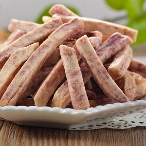 Bandes de taro séchées croquantes sans sucre saveur naturelle croustilles de taro savoureuses collations aux légumes sains vente directe d'usine - Product Image 6