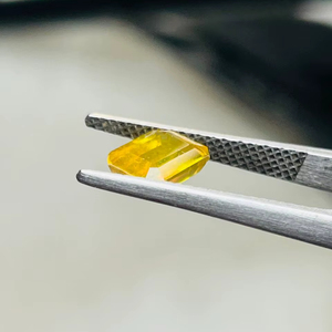 Zafiro Amarillo Natural de Grado AAA, Corte Esmeralda, 12 Piezas, Piedra Preciosa de Buena Calidad, Color Agradable, Perfecto para Fabricación y Pulido, para Joyería - Product Image 6