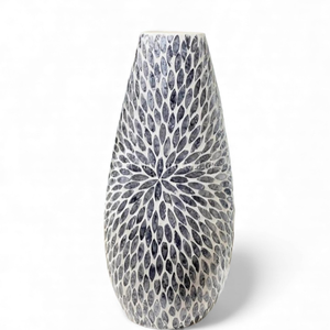 Juego de Jarrones de Nácar Negro con Elegante Incrustación de Conchas, Diseño a Juego, Regalo Decorativo de Vietnam - Product Image 3