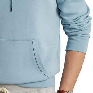 Sudadera con capucha en relieve para hombre con diseño OEM personalizado de calidad superior Ajuste cómodo Sudadera con capucha en relieve ligera para hombre - Product Image 4