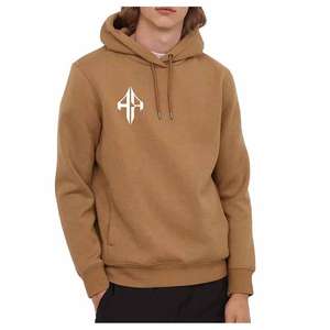 เสื้อฮู้ดแบบสวมหัวของผู้ชายผ้าคอตตอน100% พิมพ์ลายซิลค์สกรีนโลโก้ตามสั่ง - Product Image 2