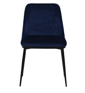 Silla de comedor de metal en color azul - Product Image 5