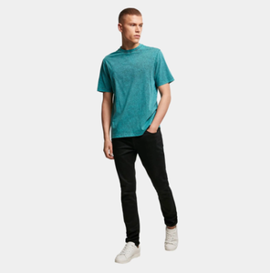 Vêtements décontractés pour hommes, t-shirt délavé à l'acide, streetwear hip hop 100% coton, t-shirt surdimensionné avec logo à vendre, vente en gros - Product Image 1