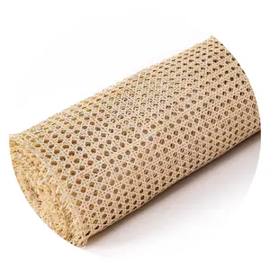 Natural Rattan Square Webbing Roll Open Mesh Cane Webbing for Chairs Cabinets Ceiling and Furniture / Ms. Shyn +84382089109