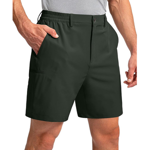 High Quality <b>Mens</b> Golf <b>Shorts</b> Custom Logo <b>Quick</b> <b>Dry</b> Moisture Wicking Workout Solid Color Casual Golf Polyester <b>Men</b> <b>Shorts</b> - Product Image 6