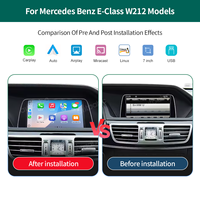 Écran multimédia Autoabc 7 pouces Linux CarPlay compatible avec Mercedes Benz Classe E NTG4.0/4.5/5.0 CarPlay Android Auto autoradio
