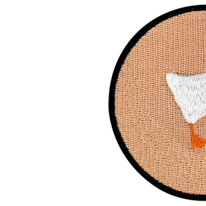 <b>Duck</b> Round Shape Embroidery Patch Twill Fabric Top Selling Custom Made New High Quality Decorations and Logos Embroidery Patch - Product Image 4