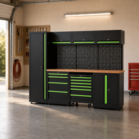 Coffre à outils mobile en acier inoxydable pour l'automobile, armoire à tiroirs verrouillable, service ODM pour atelier automobile