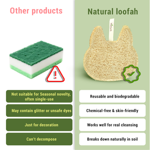 Natural Luffa Bath Sponge Sponge Loofah Sponge Scrubber - Product Image 3