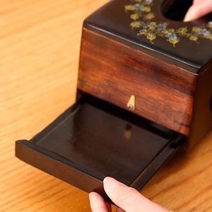 Modern Farmhouse Decor <b>Facial</b> Cube <b>Tissue</b> Box Cover Wholesale Wood and Paper <b>Tissues</b> Box Holder - Product Image 5